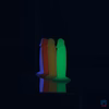 Addiction - Silly Willy – Glow in the Dark -  3.3” Silicone Dildo - 12 pcs