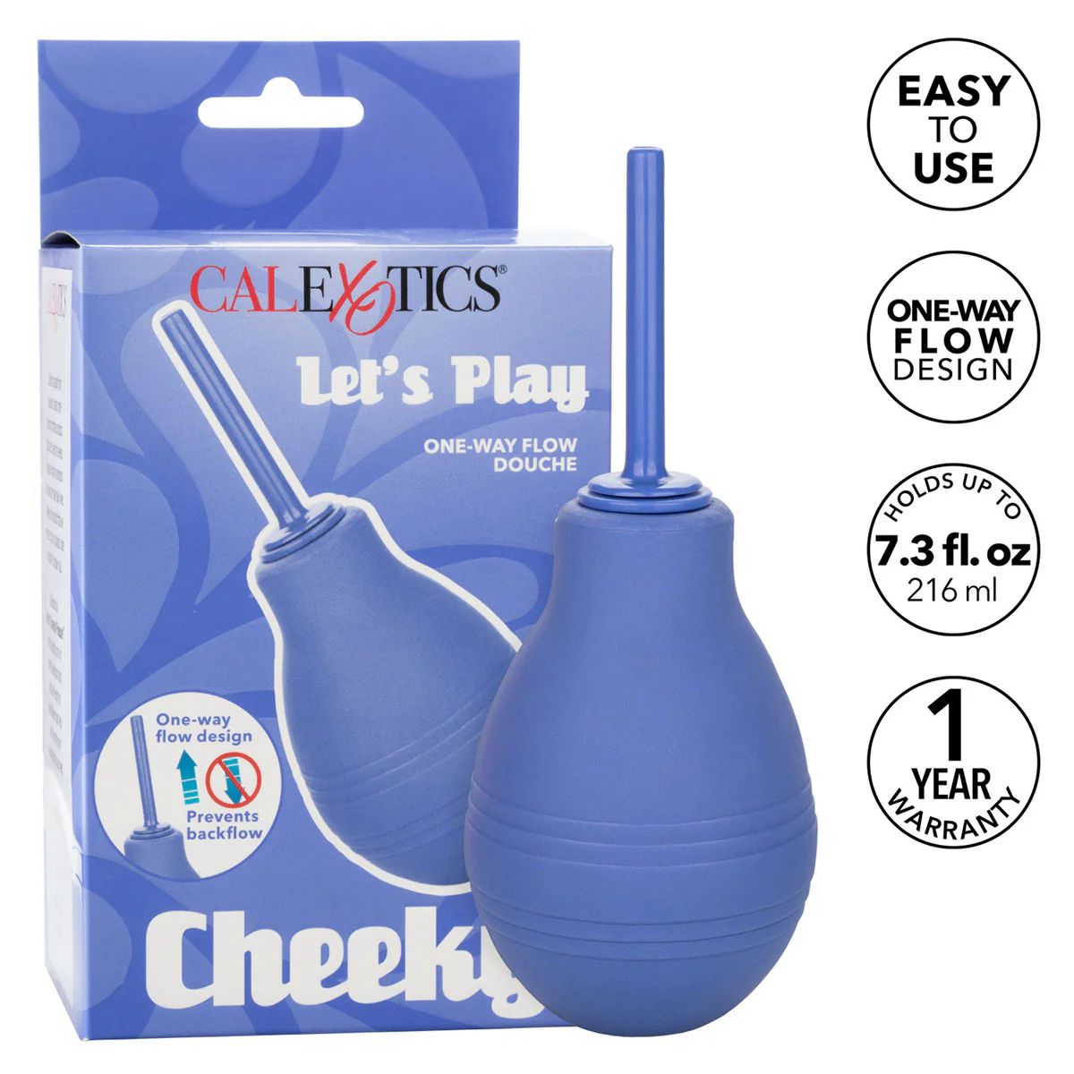 CaleXOtics Cheeky One Way Flow Douche - Purple
