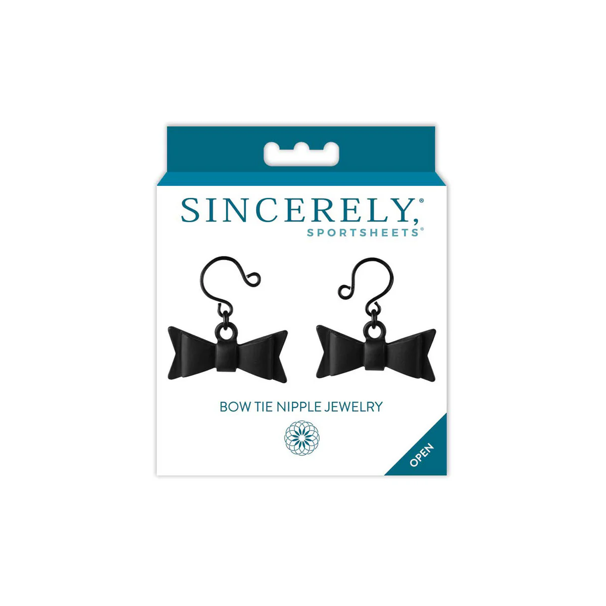 Sportsheets - Sincerely - Bow Tie Nipple Jewelry - Black
