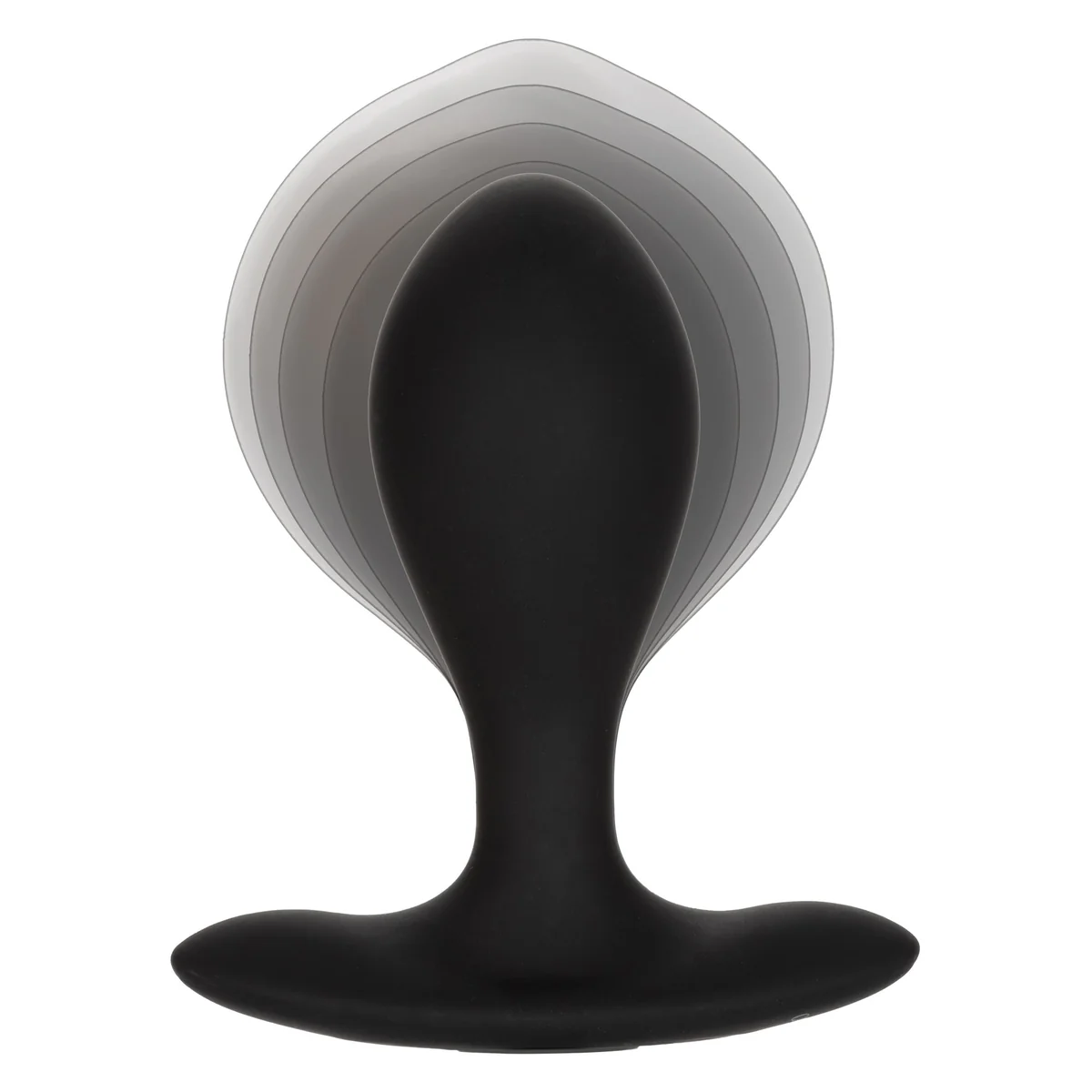 CalExotics Weighted Silicone Inflatable Plug - Black