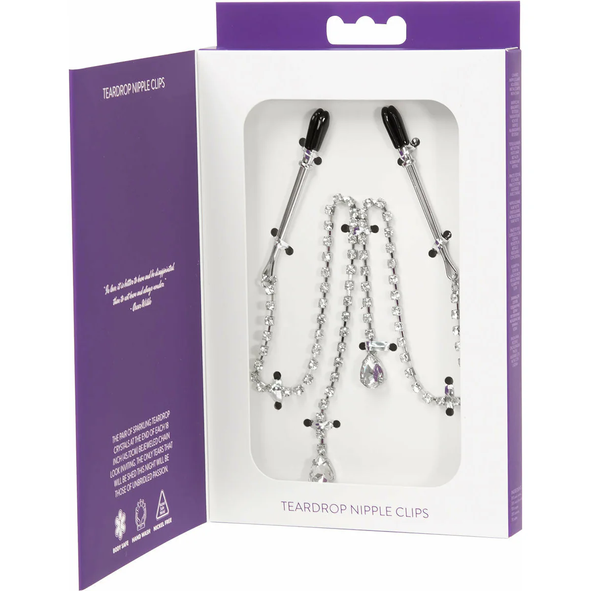 Sportsheets Sincerely - Teardrop Tweezer Nipple Clips