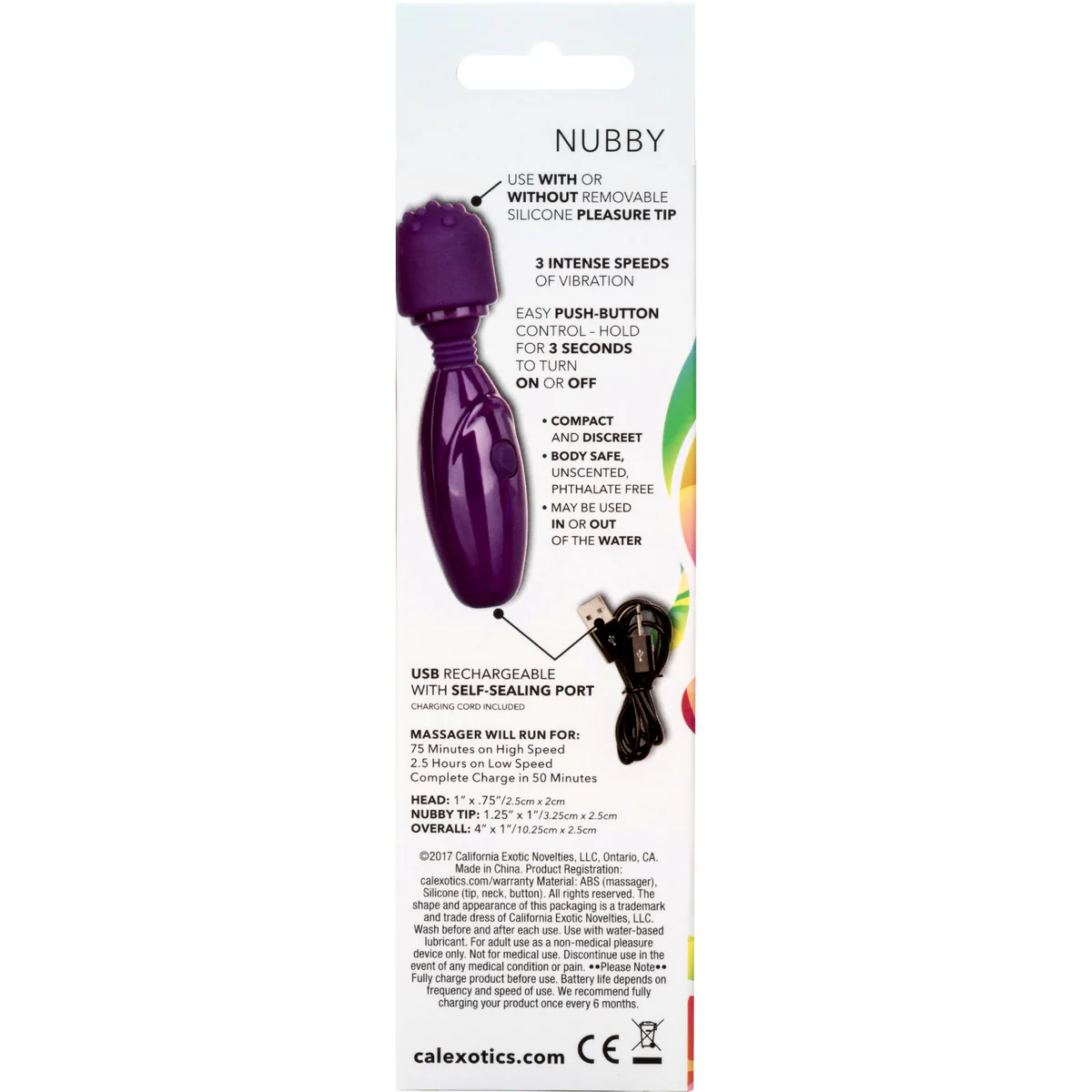 CalExotics Tiny Teasers Nubby Vibe