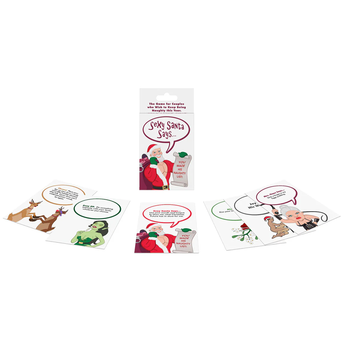 Sexy Santa Says Card Game