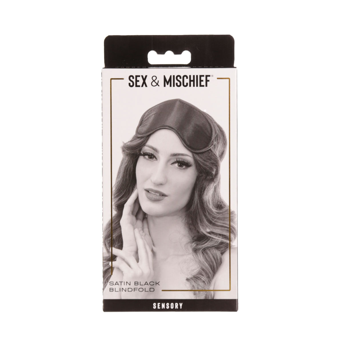 Sportsheets Sex & Mischief - Satin Blindfold - Black