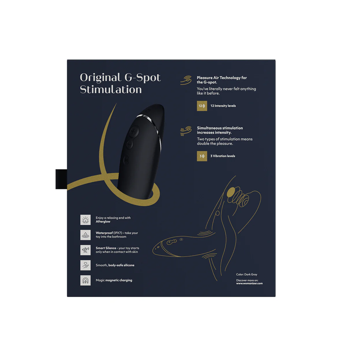 Womanizer – OG - G-Spot Vibrator – Dark Gray