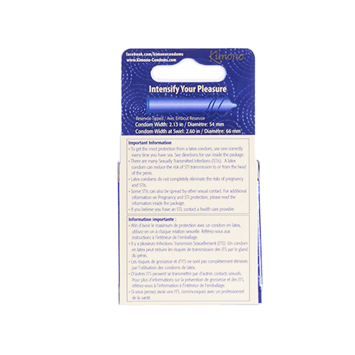 Kimono Swirl – Double Spiral Shape Condoms – 3 Pack
