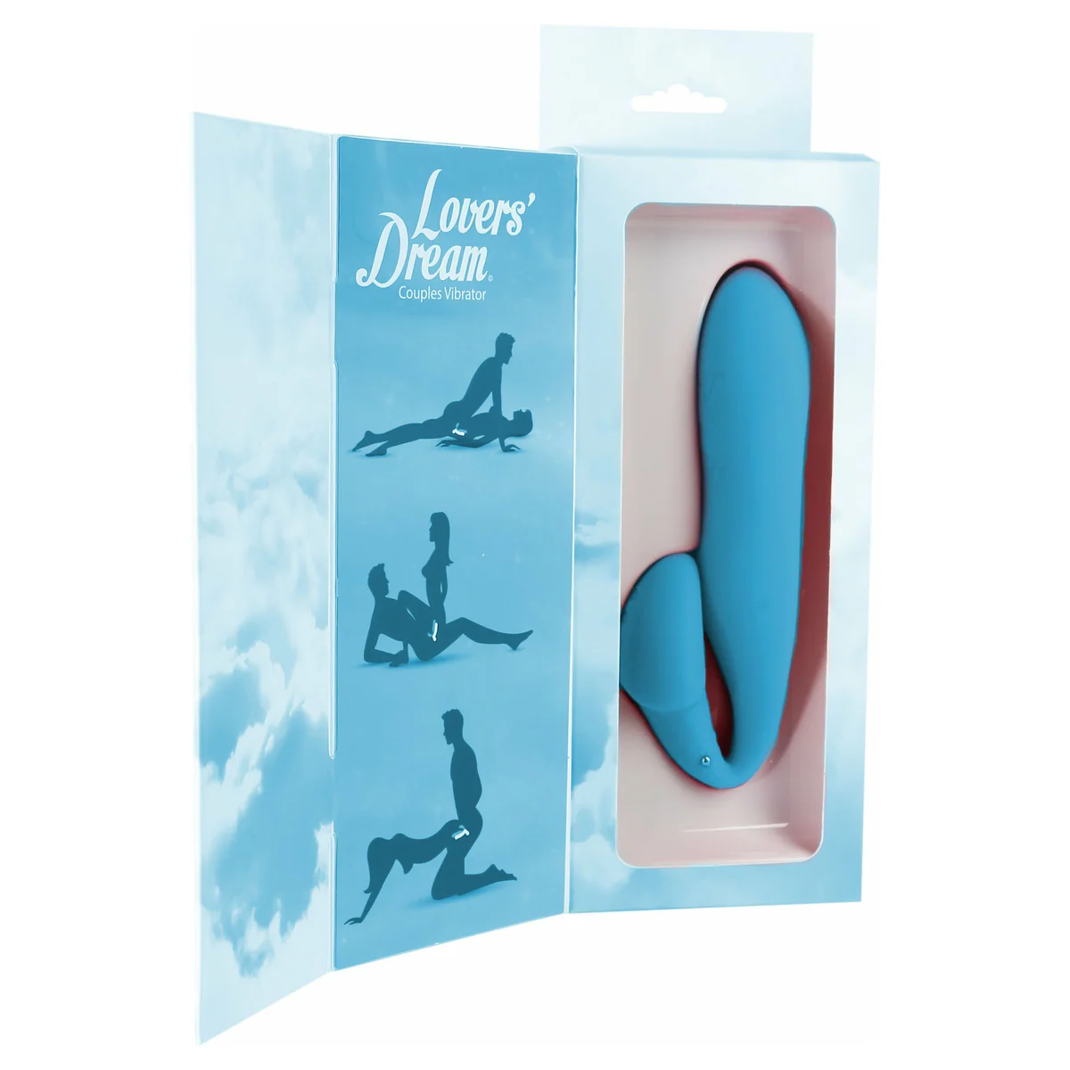 Lover's Dream Couples Vibrator - Blue